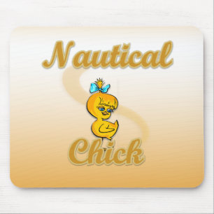 Nautical Chick Muismat