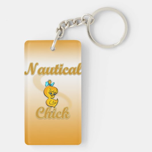 Nautical Chick Sleutelhanger (achterkant)