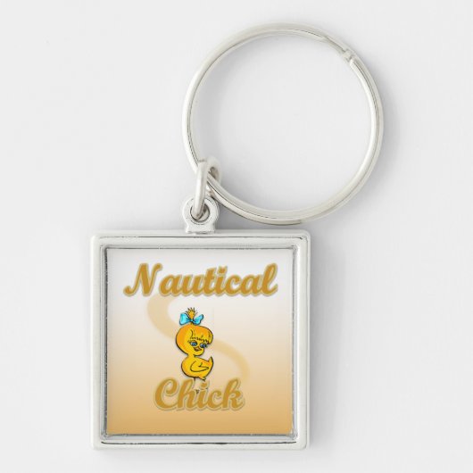 Nautical Chick Sleutelhanger (Voorkant)
