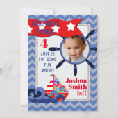 Nautical Children's Birthday Kaart (Voorkant)