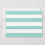 Nautical Christelijk Wedding Invitation Kaart (Achterkant)