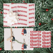 Nautical Christmas  Inpakpapier Vel