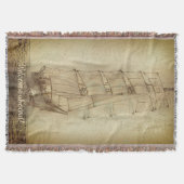 Nautical Classic Ship (neutraal) Deken (Voorkant)