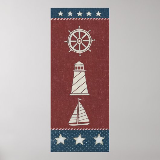 Nautical Collage 1 Poster (Voorkant)