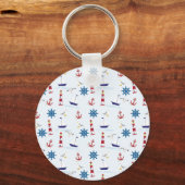 Nautical Collage Sleutelhanger (Voorkant)