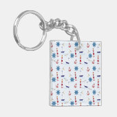 Nautical Collage Sleutelhanger (Voorkant Links)
