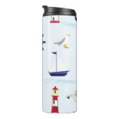 Nautical Collage Thermosbeker (Geroteerd rechts)