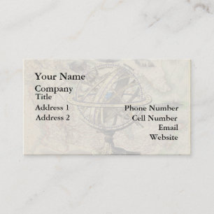  Nautical Compass and Map Visitekaartje