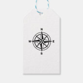 Nautical Compass Cadeaulabel (Voorkant)
