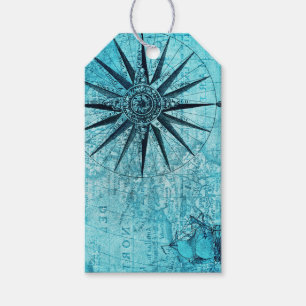 Nautical Compass Cadeaulabel