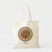  Nautical Compass Custom Canvas tas Sailing (Voorkant)