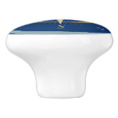 Nautical Compass Keramische Knop (Zijkant)