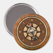 Nautical Compass Magneet (Voorkant / Achterkant)