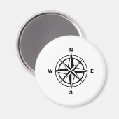 Nautical Compass Magneet (Voorkant / Achterkant)