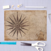 Nautical Compass Map reizen Tissuepapier (Craft)