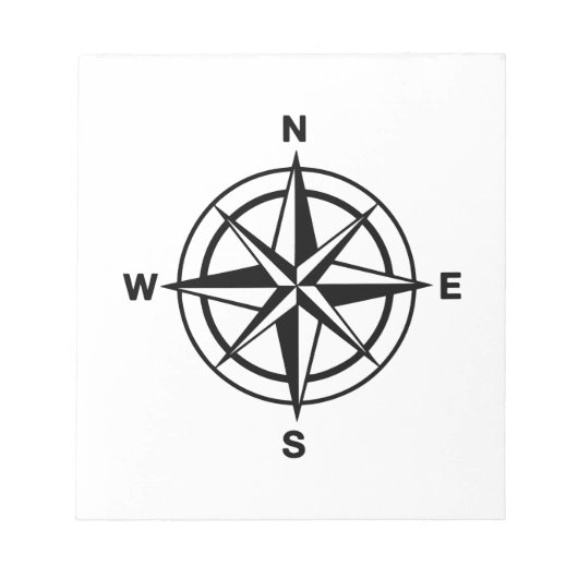 Nautical Compass Notitieblok (Voorkant)