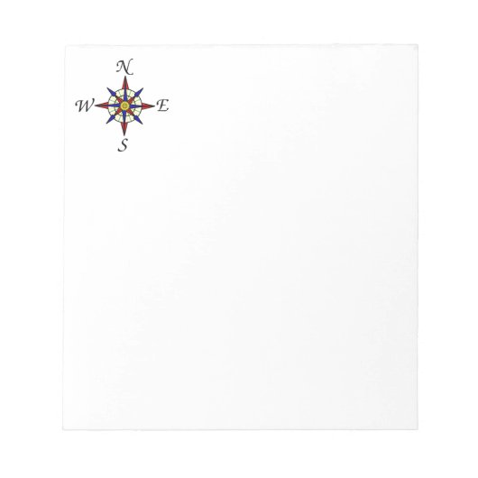 Nautical Compass Notitieblok (Voorkant)