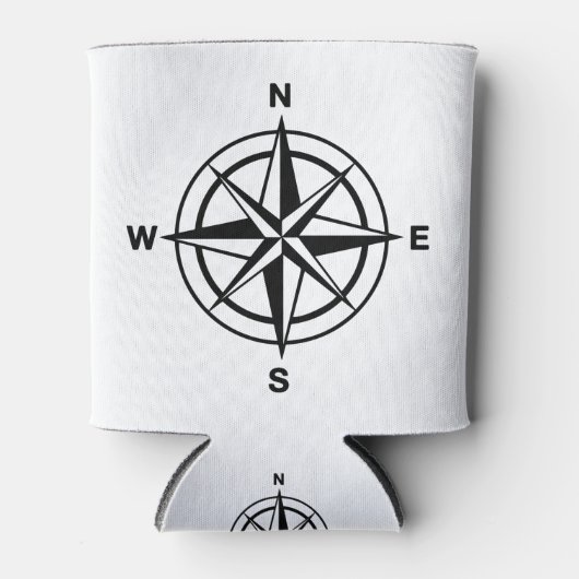 Nautical Compass Roos Blikjeskoeler (Voorkant)
