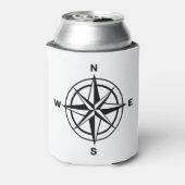 Nautical Compass Roos Blikjeskoeler (Blikje Achterkant)