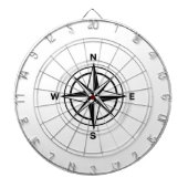 Nautical Compass Roos Dartbord (Voorkant)