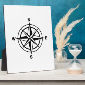 Nautical Compass Roos Fotoplaat (Zijkant)