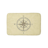 Nautical Compass Roos Ivory Badmat (Voorkant)