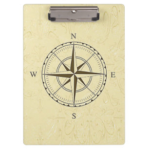 Nautical Compass Roos Ivory Klembord