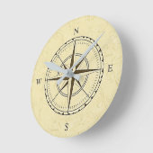 Nautical Compass Roos Ivory Ronde Klok (Hoek)
