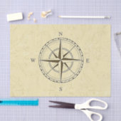 Nautical Compass Roos Ivory Tissuepapier (Craft)