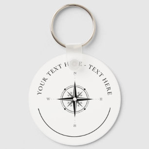 Nautical Compass Sleutelhanger