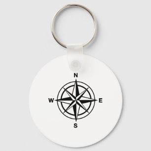 Nautical Compass Sleutelhanger