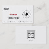 Nautical Compass Visitekaartje (Voorkant / Achterkant)