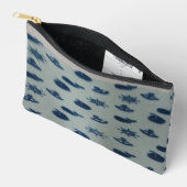 Nautical cosmetic pouch etui (Open)