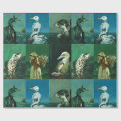 Nautical Creature Karakter Wrapping Papier (Vlak)