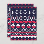 Nautical Cross stitch (Voorkant / Achterkant)