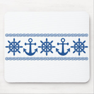 Nautical custom mousepad muismat