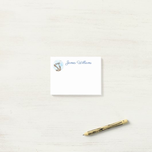 Nautical Customize Post-it® Notes (Op bureau)