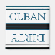 Nautical Dark Blauwgroen Blue Dishwasher Dirty Cle