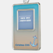 Nautical Dated Photo Ornament (Links)