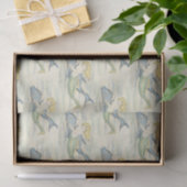 Nautical Decoupage van Zeemeermin en Dolphin Tissuepapier (Geschenk)