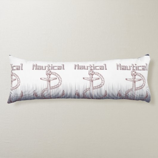NAUTICAL DESIGN WITH ANCOR INVITATION LICHAAMSKUSSEN (Voorkant)