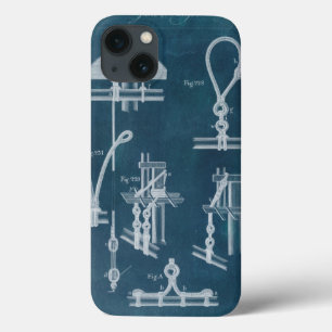 Nautical Detail Blueprint IV iPhone 13 Hoesje