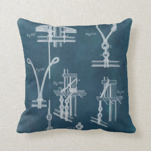 Nautical Detail Blueprint IV Kussen