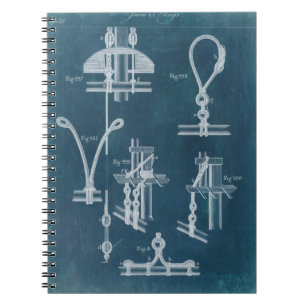 Nautical Detail Blueprint IV Notitieboek