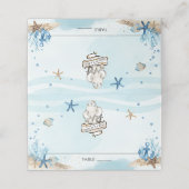 Nautical Elephant Baby shower Ahoy Het is een jong (Buitenkant ongevouwen)