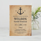  Nautical Family Reunion Kaart (Staand voorkant)