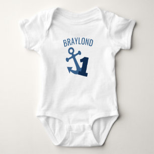 Nautical First Birthday Shirt