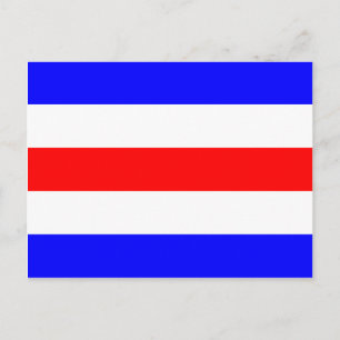 Nautical Flag Signal Letter C (Charlie) Briefkaart