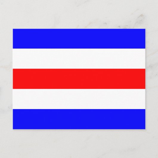 Nautical Flag Signal Letter C (Charlie) Briefkaart (Voorkant)