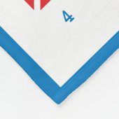 Nautical Flags Maritime Signals Baby Boy Fleece Deken (Hoek)